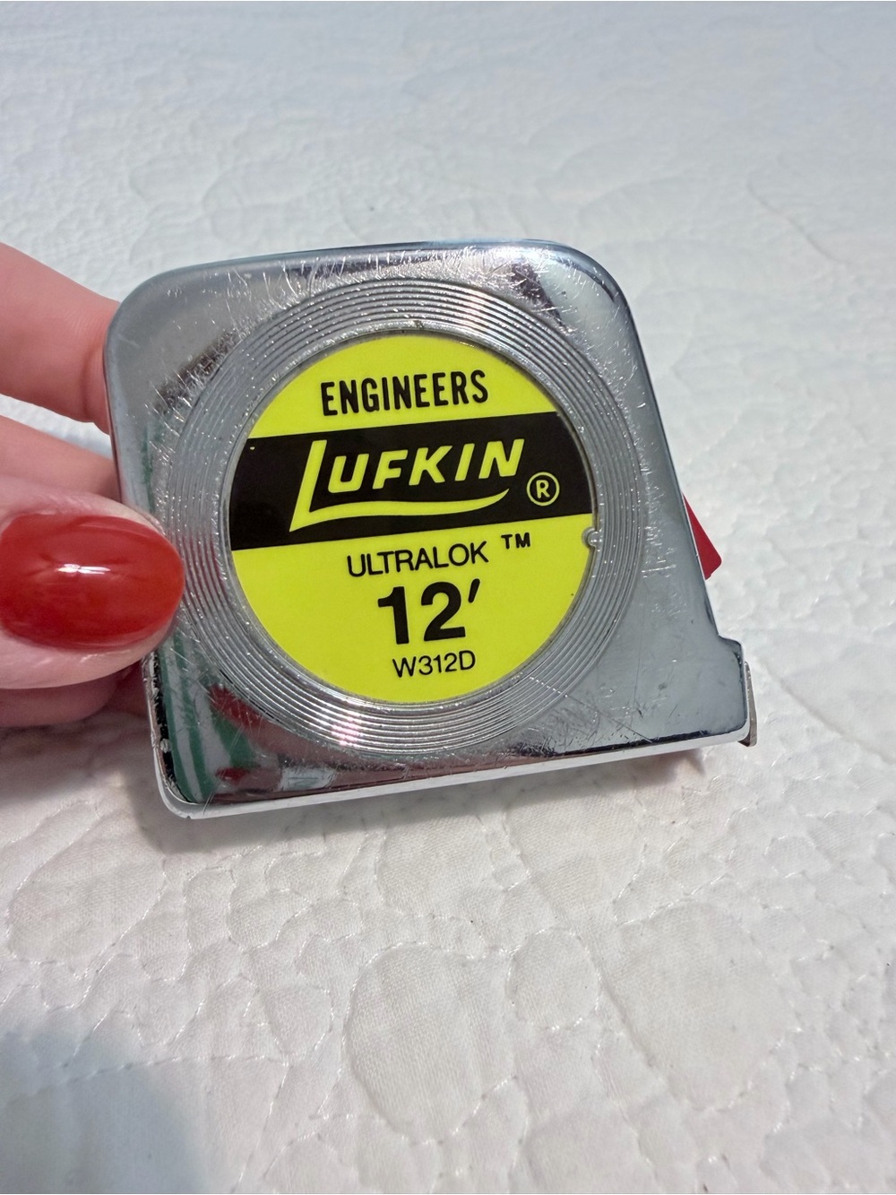 Lufkin W312D Engineers Surveyors Tape Measure 12 Foot Dual Scale GC Ultralok 12’ - Picture 5 of 6